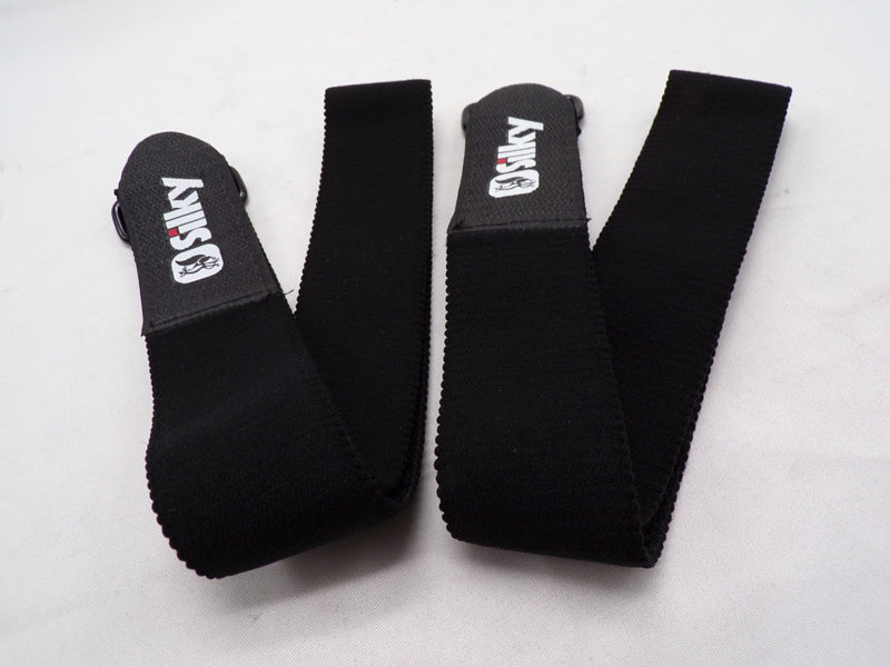 SILKY ELASTIC VELCRO LEG STRAPS PAIR