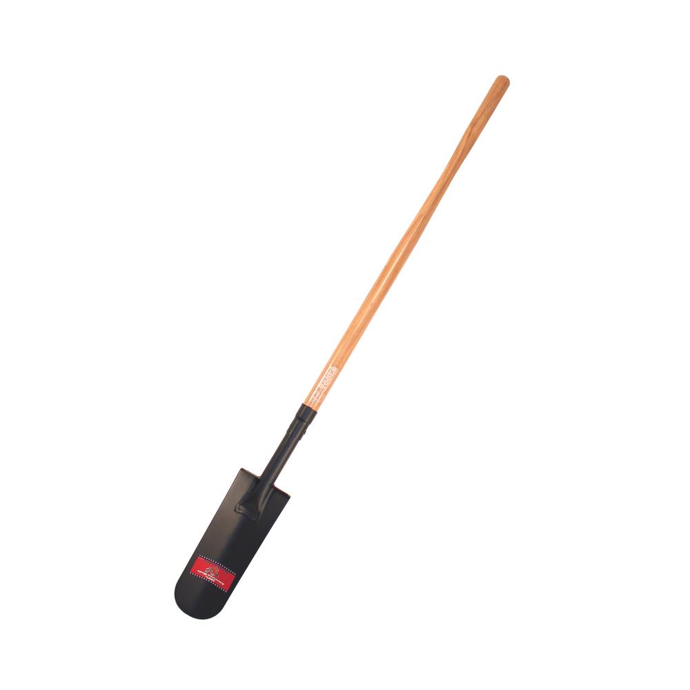 BULLY TOOLS 12-Gauge Drain Spade Wood Long