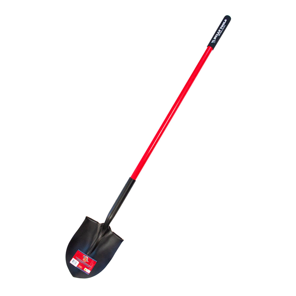 BULLY TOOLS 14-Gauge Round Point Fiberglass Shovel Long