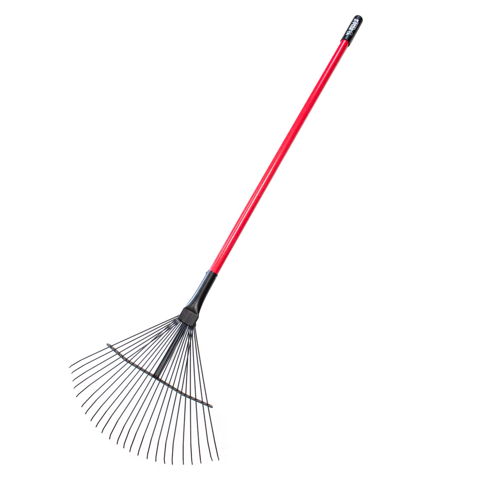 BULLY TOOLS 24-Tine Thatching Rake with Fiberglass Handle