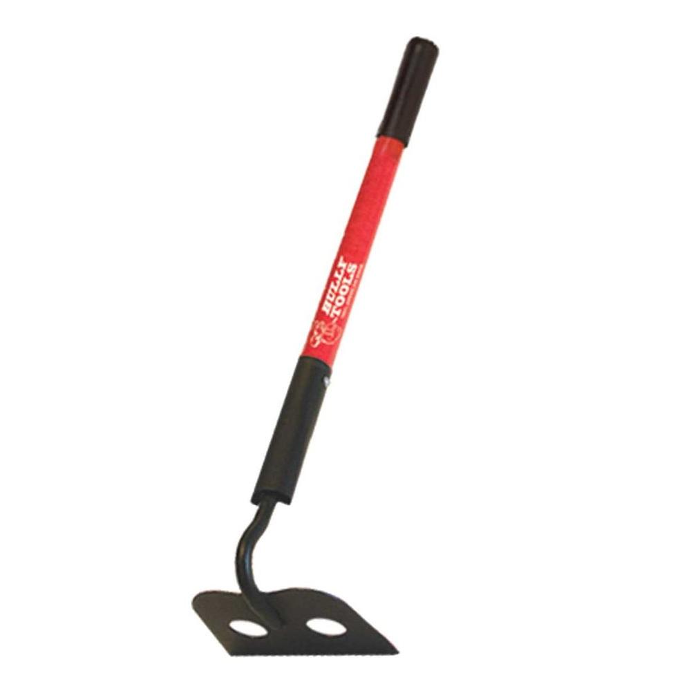 BULLY tools Short Mortar Hoe with Fiberglass Handle