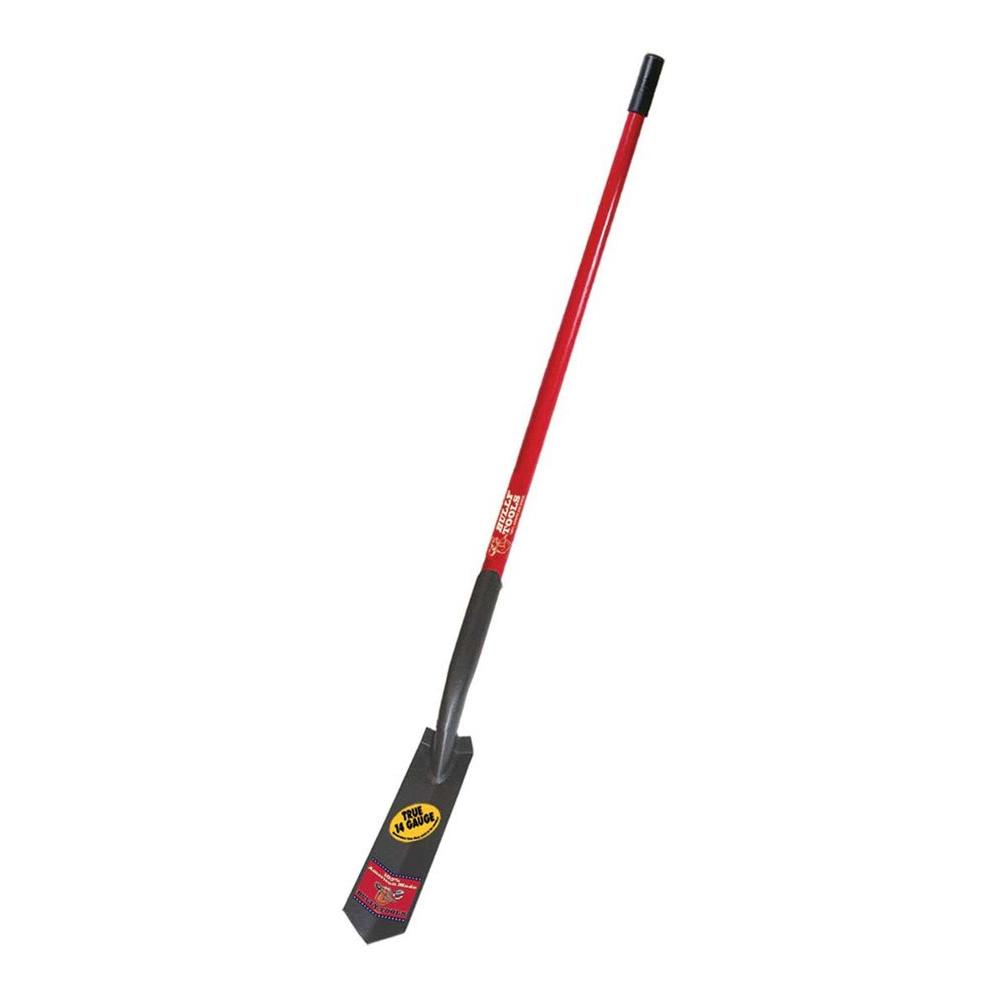 BULLY TOOLS 14-Gauge Trenching Shovel with Long Fiberglass Handle